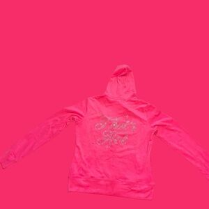Paris Hilton Vibrant Pink Hoodie